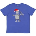 thumbnail image 3 of Inktastic Trombone Santa Hat Robot Youth T-Shirt, 3 of 5