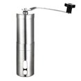 thumbnail image 2 of innislink Manual Coffee Grinder, Stainless Steel Manual Coffee Grinder, Coffee Grinder with Conical Ceramic Grinder, Espresso Grinder, 40g - Silver, 2 of 5