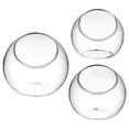 thumbnail image 2 of 3pcs Glass Terrarium Plant Terrarium Display Glass Tabletop Succulent Air Plant Planter, 2 of 8