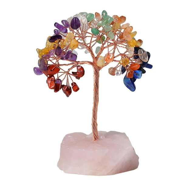 Estatua de árbol de la fortuna, árbol bonsái, sala de estar, interior, oficina, escritorio, dormitorio, mini Estilo G