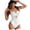 White, variant on Lindreshi Lingerie Sets for Women Women's Lingerie Lace Teddy Bodysuits Nightwear with Mask Underwear