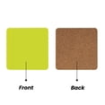 thumbnail image 2 of Xecao Yellow for MDF Cork Coaster 4 Pcs,Drink Coasters,Suit for House Warming Gifts New Home ,Coffee Table Decor-Square, 2 of 7