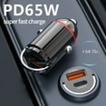 thumbnail image 1 of Lefu Mini Dual USB QC3.0 PD Car Phone Charger 65W Fast Charge Adapter Accessories, 1 of 10