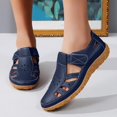 thumbnail image 2 of Women's Flat Shoes | Hollow Out Breathable with Adjustable Strap, Comfortable Casual Driving Shoes for Work, 2 of 14