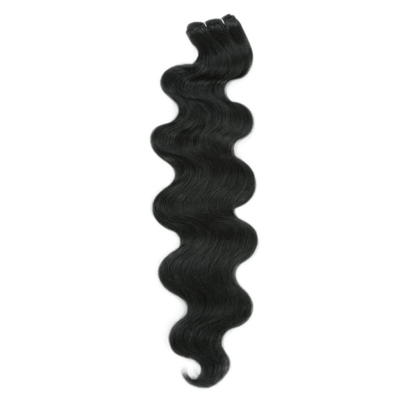 24 inch Off Black Hair Extensions Sew in Synthetic Hair Bundles Body Wave Hair Wefts