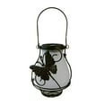 thumbnail image 2 of Vintage Solar Lanterns Outdoor Hanging - Metal LED Flickering Flame Lights, Waterproof Solar Powered Lanterns for Garden, Patio, Pathway - Flameless Candles for Yard, Table & Holiday Decorations, 2 of 6