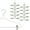 White, variant on Simplify Non Slip Velvet Skirt Hangers with Clips, 6 Pack, White