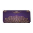 thumbnail image 1 of Mandala Computer Mouse Pad, Vintage Ornament Eastern Ottoman Motifs Revival Swirling Design, Rectangle Non-Slip Rubber Mousepad X-Large, 35" x 15" Gaming Size, Purple Yellow, by Ambesonne, 1 of 2