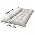 thumbnail image 3 of Thick Plush Floor Mattress for Adults & Kids,Portable Foldable Sleeping Mat for Camping,Guest Bed,Lounging,Soft Breathable Floor Cushion for Living Room,Bedroom,Playroom,Ideal for Nap, 3 of 8