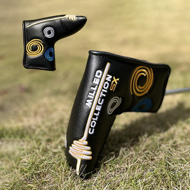 Odyssey-Style Putter Cover - Embroidered Mallet Head Protector, Blade Golf Club Cap with Secure Velcro Closure GEFQ-306