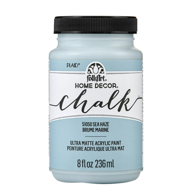 FolkArt Home Décor Chalk Acrylic Craft Paint, Sea Haze, Ultra Matte ...