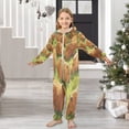 thumbnail image 6 of Vzayyk 4T-14Y Size Aviliable Cozy One-Piece Footless Sleeper Pajama Capybaras Are Eating Grass on The Farm, 6 of 8