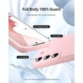 thumbnail image 2 of [3 in 1 for Samsung Galaxy S22 Case, with Screen Protector, [Upgraded Enhanced Camera Protection][Microfiber Lining] Shockproof Liquid Silicone Phone Case for Samsung Galaxy S22. (Pink), 2 of 12