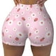 thumbnail image 2 of Fotbe Hand Drawn Strawberry Shorts Sin Costuras – Shorts Deportivos de Cintura Alta para Mujer, Elásticos para Gimnasio, Yoga, Running o Ciclismo-Medium, 2 of 8