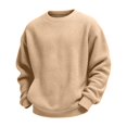 thumbnail image 3 of Abcomgle Kids Long Sleeve Shirt Boys Thermal Waffle Crewneck Tee for Boys Winter Basic Boys Tops Warm Boys Sweatshirts, 3 of 8