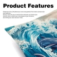 thumbnail image 2 of Dolphin Velvet Throw Covers Pillows with Unique Patterns - Set of 2 Decorative Pillow Inserts in 16x16, 18x18, 20x20 Inches for Home Decor and More, 2 of 6