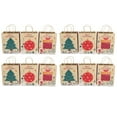 thumbnail image 2 of 12Pcs Presents Wrapping Bag, Practical Kraft Paper Bag, DIY Scratch Packaging For Shopping, 2 of 8