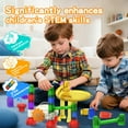 thumbnail image 3 of KOPPOP 200 Pcs Marble Run with Motorized Elevator, Construction Building Blocks STEM Educational Toy for Kids Ages 4-8, 3 of 6