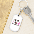 thumbnail image 6 of Tonkinese Cat Girl  Stainless Steel or 18k Gold Premium Swivel Dog Tag Keychain, 6 of 16