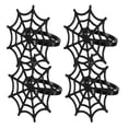 thumbnail image 1 of Nestingho 4Ud De Servilleta Para Hotel Color Negro Con Estilo Telaraña Para Eventos, 1 of 8