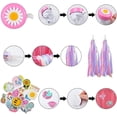 thumbnail image 4 of Cesta para bicicleta delantera para cama infantil, juego de 4 cestas para bicicleta para cama con correas de cuero, timbre para bicicleta, serpentinas, pegatinas, regalos para niños, 4 of 6