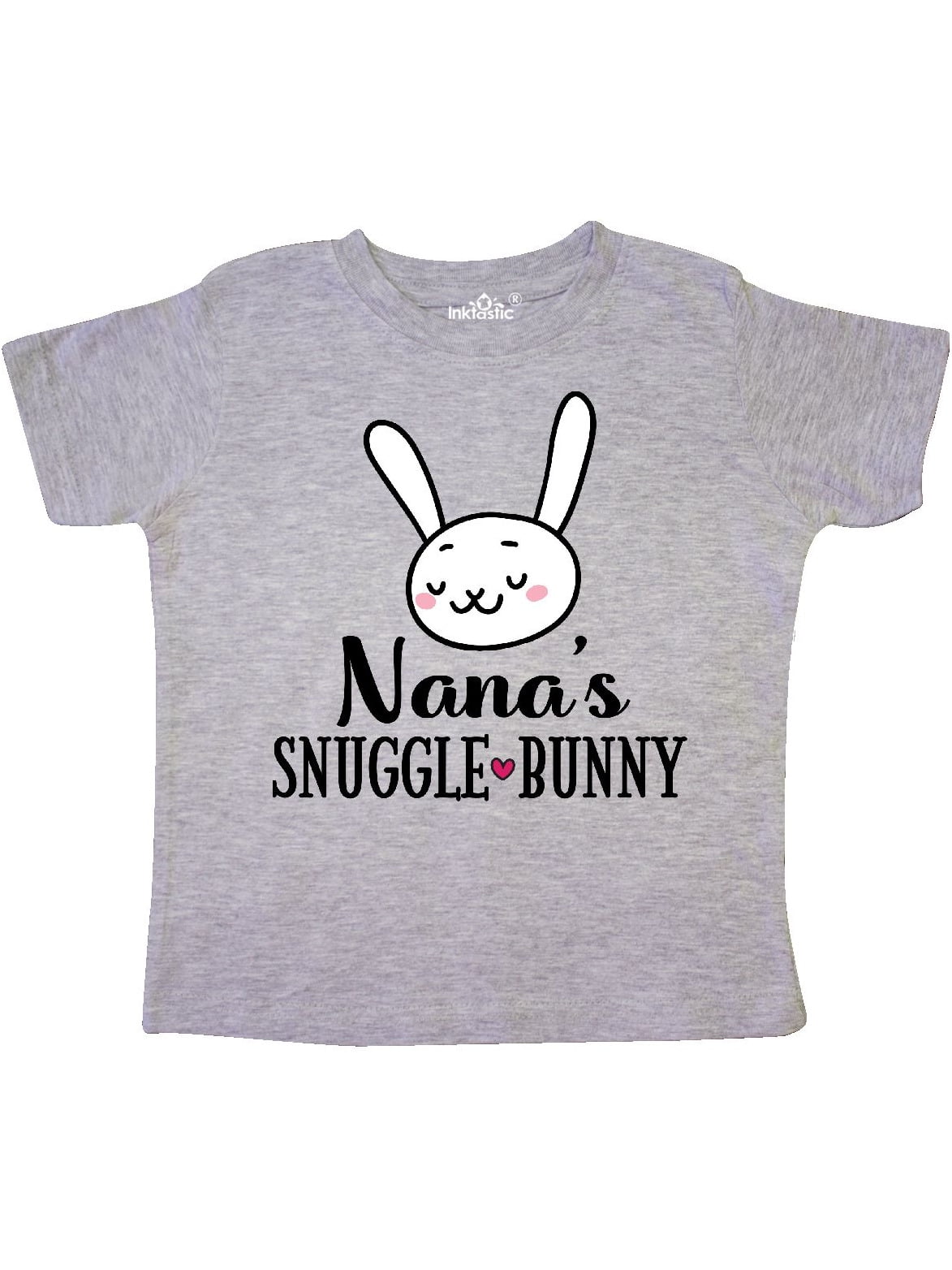 inktastic Cute Bunny White Bunny Bunny with Blue Bow Tie Toddler T-Shirt