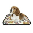 thumbnail image 2 of ABPHQTO Pattern Butterflies Yellow Pet Dog Cat Bed Pee Pads Mat Cushion Potty Dogsblankets Crate Bed Kennel 36x48 inch, 2 of 4