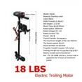 thumbnail image 2 of 12V 18LB Thruster, Electric Trolling Motor, of Inflatable Kayak Rowing Boat ,Outboard Engine LED Battery Indicator ,Easy to Install, 2 of 12