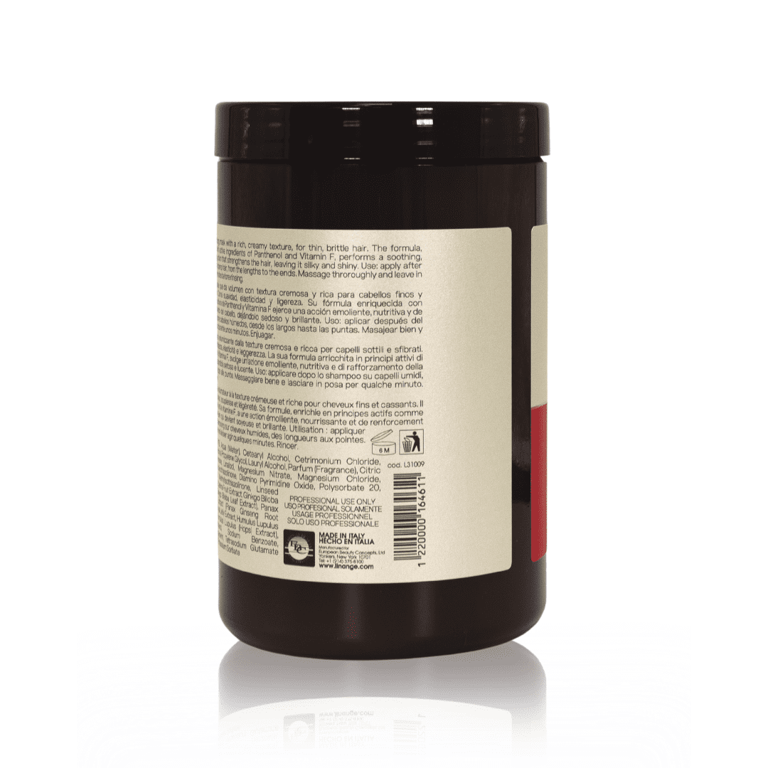 Linange Energyplex Stimulating Mask - Revitalizing Solution for Weak, Brittle Hair, 1000ml