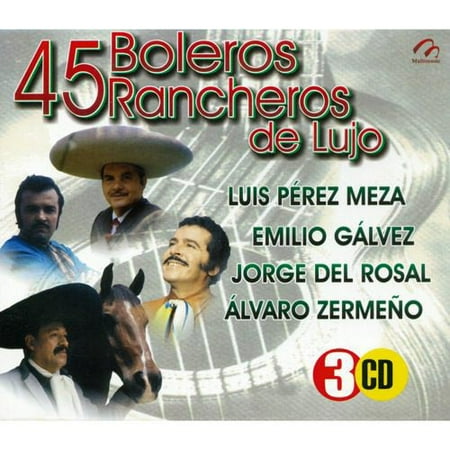 45 Boleros Y Rancheros De Lujo (3 Disc Box Set)