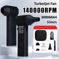 thumbnail image 4 of 140000RPM X7 Soplador de Aire de Velocidad del Viento 53 M/S Aspirador Ventilador Eléctrico Turbo Soplador Soplado Secador de Polvo, 4 of 8