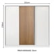 thumbnail image 3 of Ropero Closet Madesa 3 Puertas B/M/B, 3 of 5