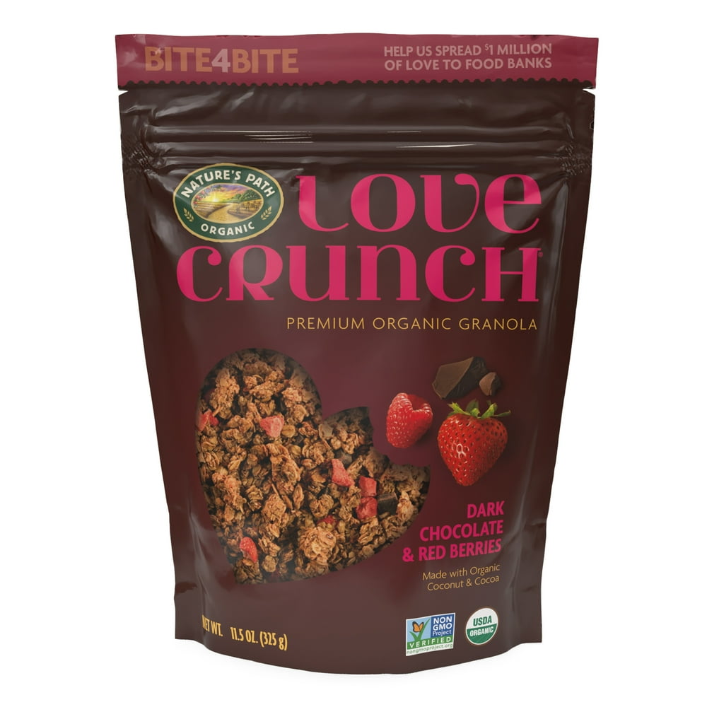 Love Crunch Organic Granola, Dark Chocolate and Red Berries, 11.5 oz