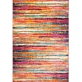 thumbnail image 2 of Multi-Color Contemporary 2x3 Area Rug Modern Lines Stripes Accent Mat - Actual 1' 6" x 2' 6" Rectangle, 2 of 8