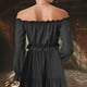 thumbnail image 5 of Ropa para chicas adolescentes,Blusa renacentista para mujer, manga larga, hombros descubiertos, fruncida, 100 % poliéster, ideal para otoño, invierno y primavera, sopatenor, 5 of 8