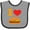 Heather and Black, variant on Inktastic I Love Cheeseburgers Boys or Girls Baby Bib