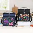 thumbnail image 5 of Insulated Lunch Box for Men & Women Double Layer Leakproof Lunch Bag with Adjustable Shoulder Strap, Large Capacity Soft Cooler Tote Expandable Food Cooler for Work, Office, Travel, Camping, 5 of 10