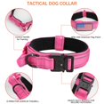 thumbnail image 2 of Collar para perro KCUCOP Tactical Heavy Duty con mango rosa para L, 2 of 7