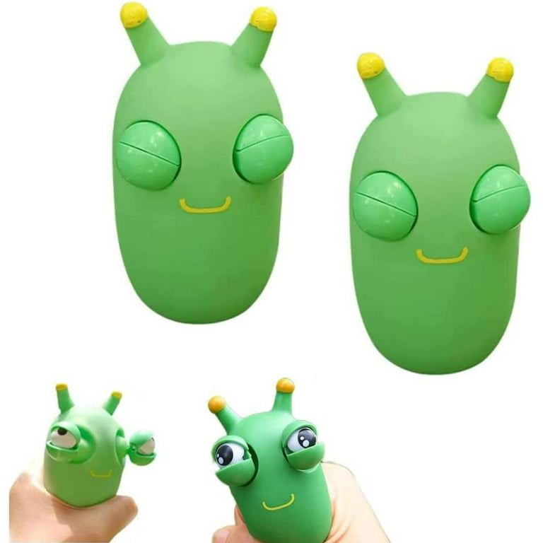 TBOLINE Funny Grass Worm Pinch Toy, New Vegetable Worm Toy, Novelty Fun  Squeeze Toys Relieve Anxiety (2pcs) 