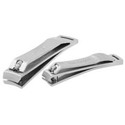 BriaUSA Nail Clipper Set Fingernail and Toenail Precision Stainless Steel Blades