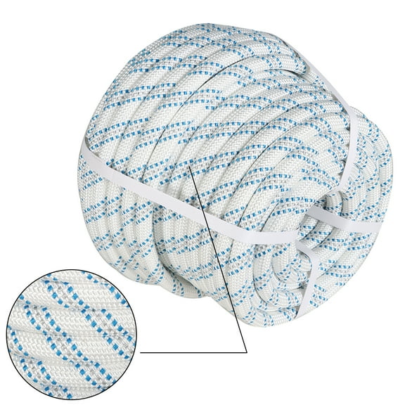 SEBLAFF 5/8" x 150 FT Double Braid Polyester Arborist Bull Rope Tree Riggging Line