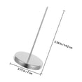 thumbnail image 2 of OFFIGAM 1Pcs Silver Chrome Plated Alloy Ticket Holder for Cashier Counter Stable Base Versatile Application, 2 of 8