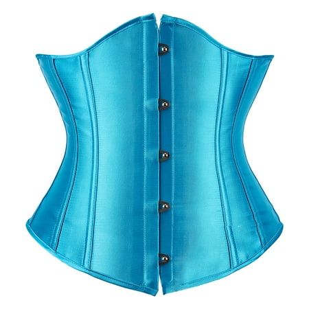 Dorinao Outfit Plus Sexy Corsets Underwear Boned Women s Size Fashion Shapewear Shapeware  Blue  XXL