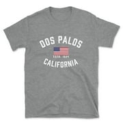 Dos Palos California Patriot Men's Cotton T-Shirt