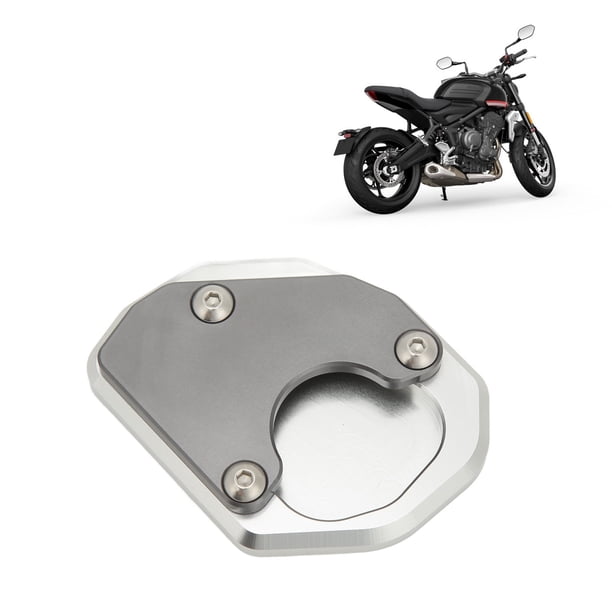 Almohadilla Ampliadora De Soporte, Soporte De Extensión De Soporte Lateral Resistente Al Desgaste De aleación De Aluminio, Estacionamiento Seguro Al Aire Libre Para Motocicleta