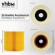 thumbnail image 3 of Faltenfilter Ersatz fr Krcher 6.414-789.0, 6.414-789 fr Staubsauger - Patronenfilter, braun, 3 of 4