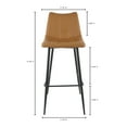 thumbnail image 3 of ALIBI BARSTOOL TAN-SET OF TWO, 3 of 8