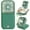 Green, variant on Portable Mini Handheld Fan, 3000mah Rechargeable Small Hand Held Cooling Fans Blow Cold Air for Women Men Kids Compat Face Makeup Fan Travel Essentials Gift
