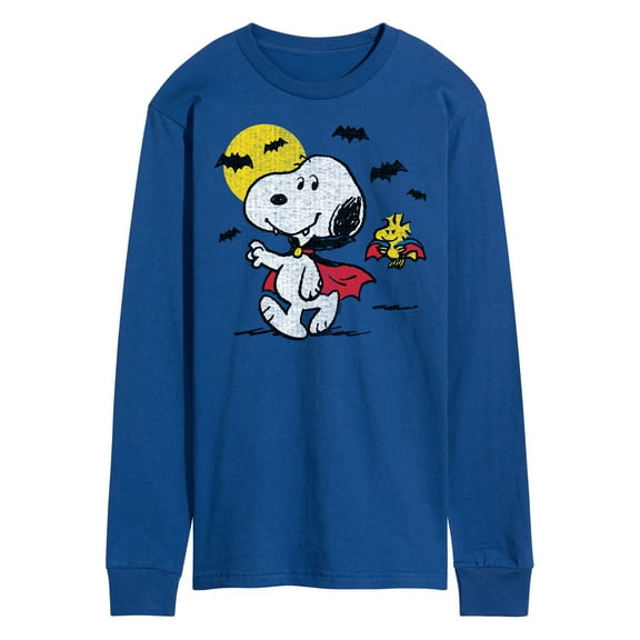 Peanuts - Vampire Snoopy Woodstock - Men's Long Sleeve T-Shirt