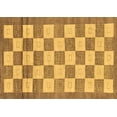 thumbnail image 1 of Ahgly Company Indoor Rectangle Checkered Brown Modern Area Rugs, 5' x 7', 1 of 4